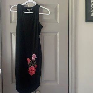 Black flower dress 🌺